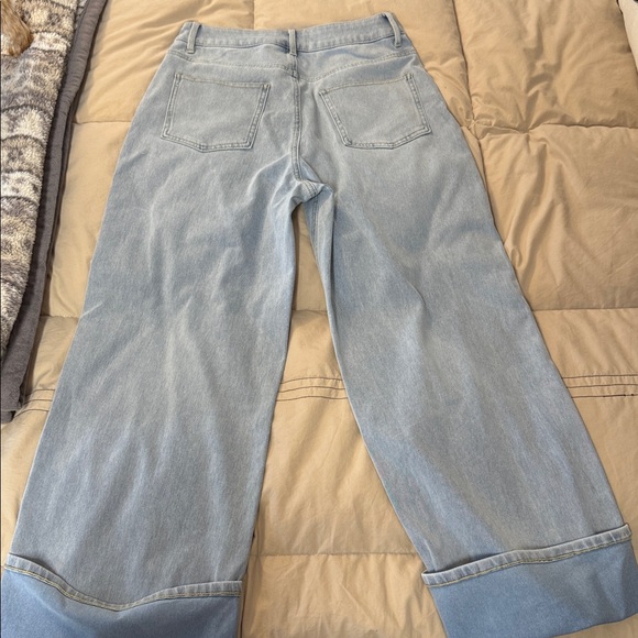 HALARA Sky Blue Wide Leg Jeans - Picture 2 of 7